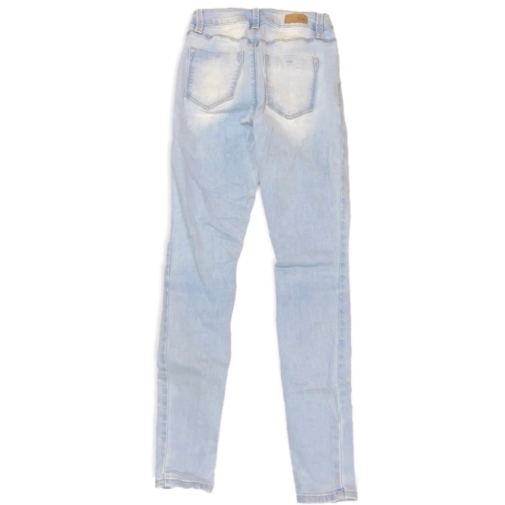 YMI Women’s Junior’s Skinny High Rise Super Light Wash Denim Jeans Size 3 EUC - Picture 3 of 3
